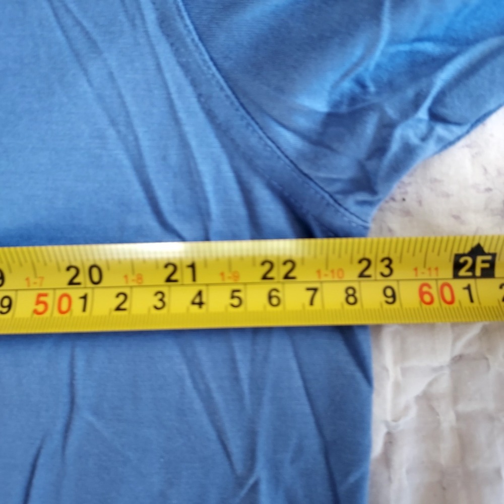 Vtg Masters Amen Corner 80s Polo  Shirt Men Large Blue Cotton Golf Hong Kong NOS - Picture 11 of 13